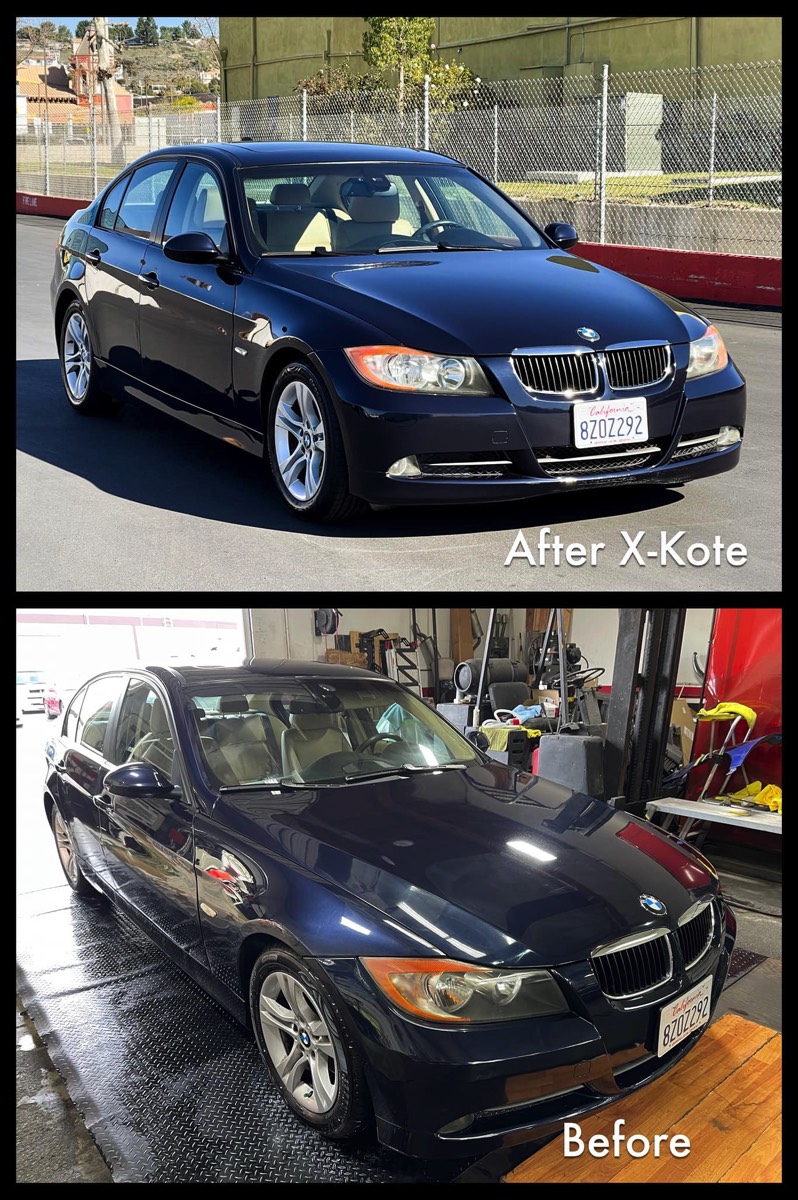 BMW Diptic Before After Xkote