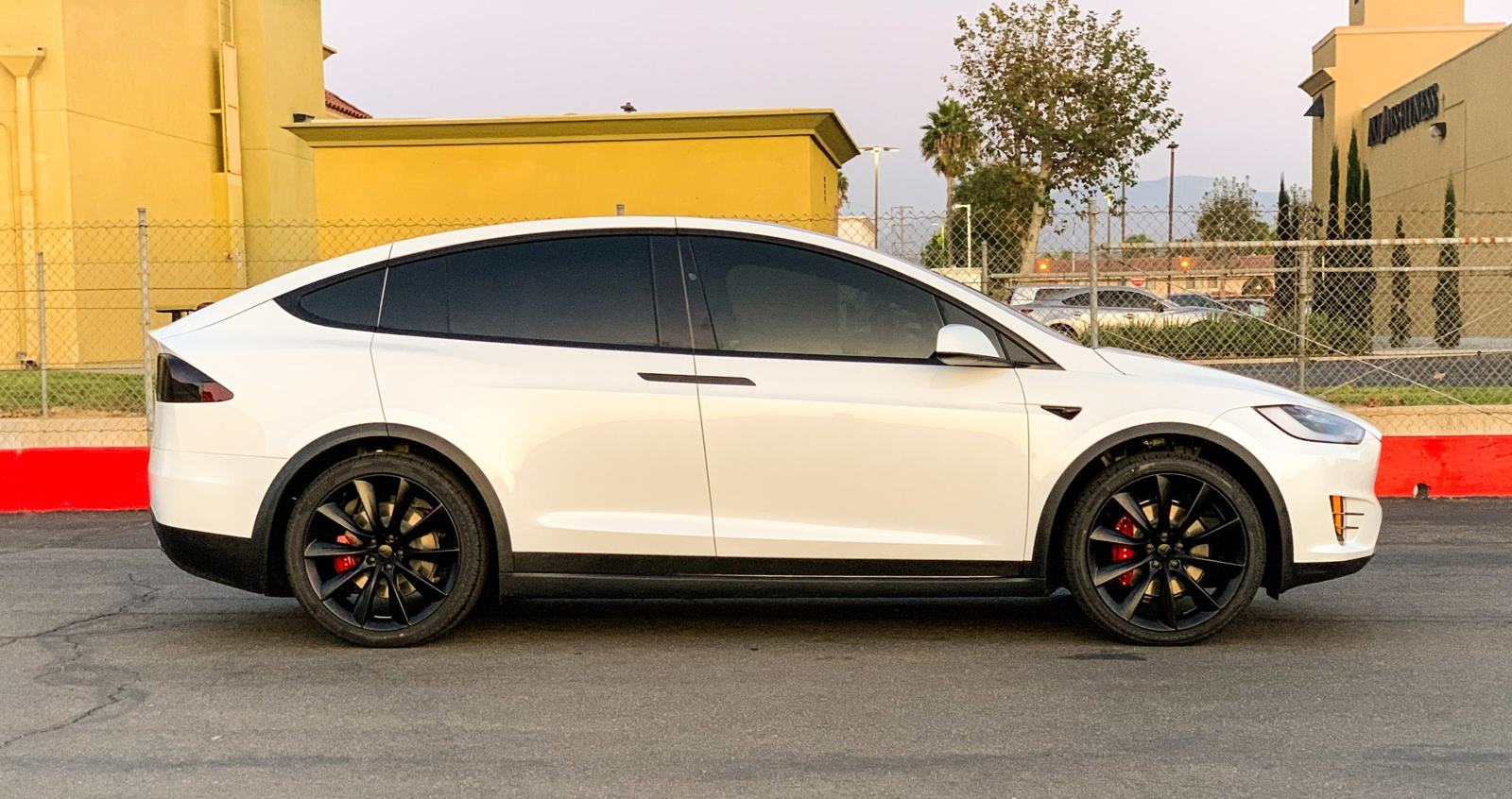 Tesla Model X — Caliper Painting — ShowCarPerfection